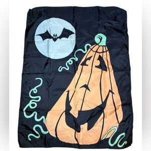 Vintage New Halloween Outdoor Flag Pumpkin Bat Black Garden Lawn Jack-o-Lantern